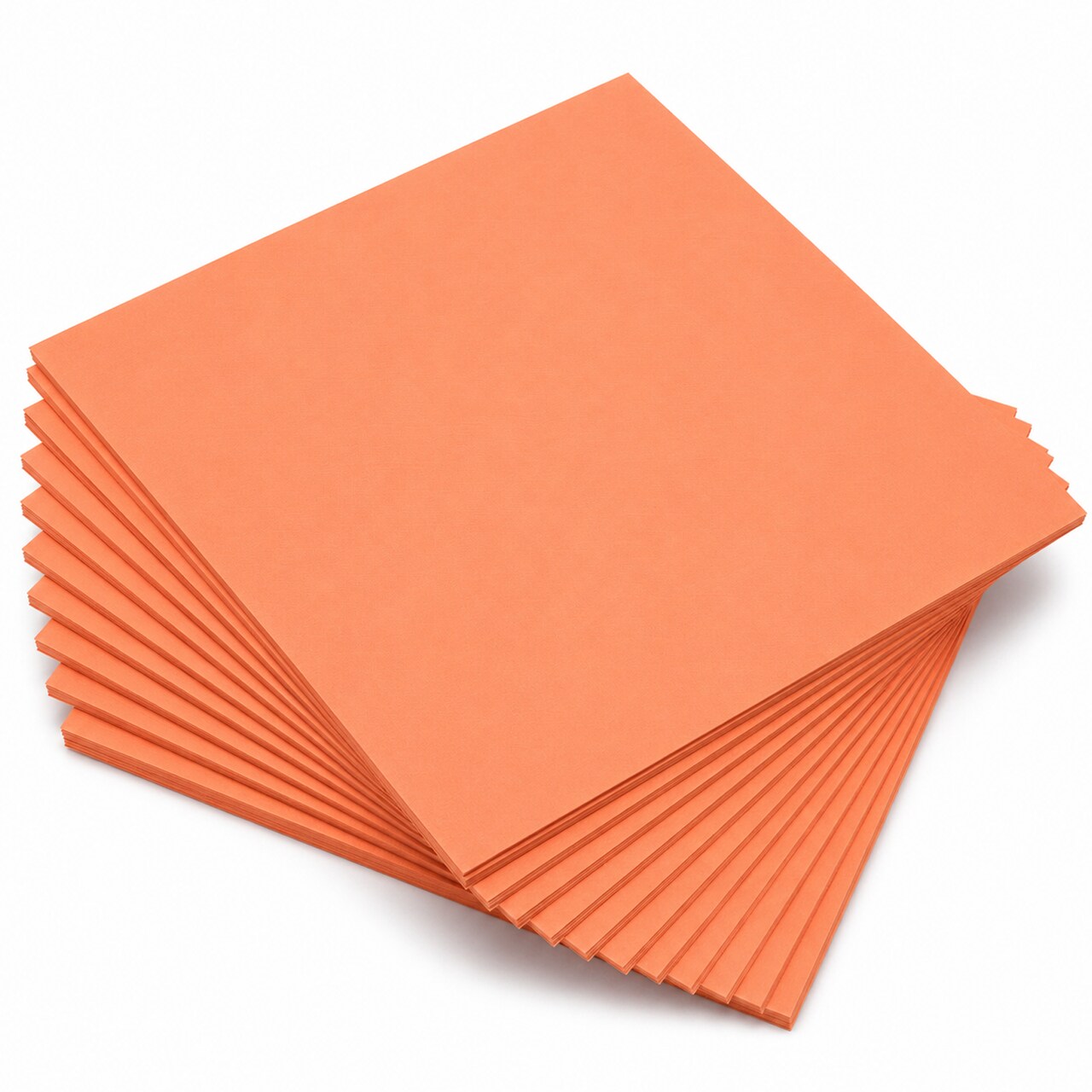 PA Paper Accents Muslin Cardstock 12" x 12" Sherbet, 73lb colored cardstock paper for card making, scrapbooking, printing, quilling and crafts, 25 piece pack